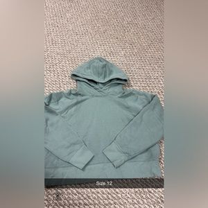 Size 12 cropped hoodie